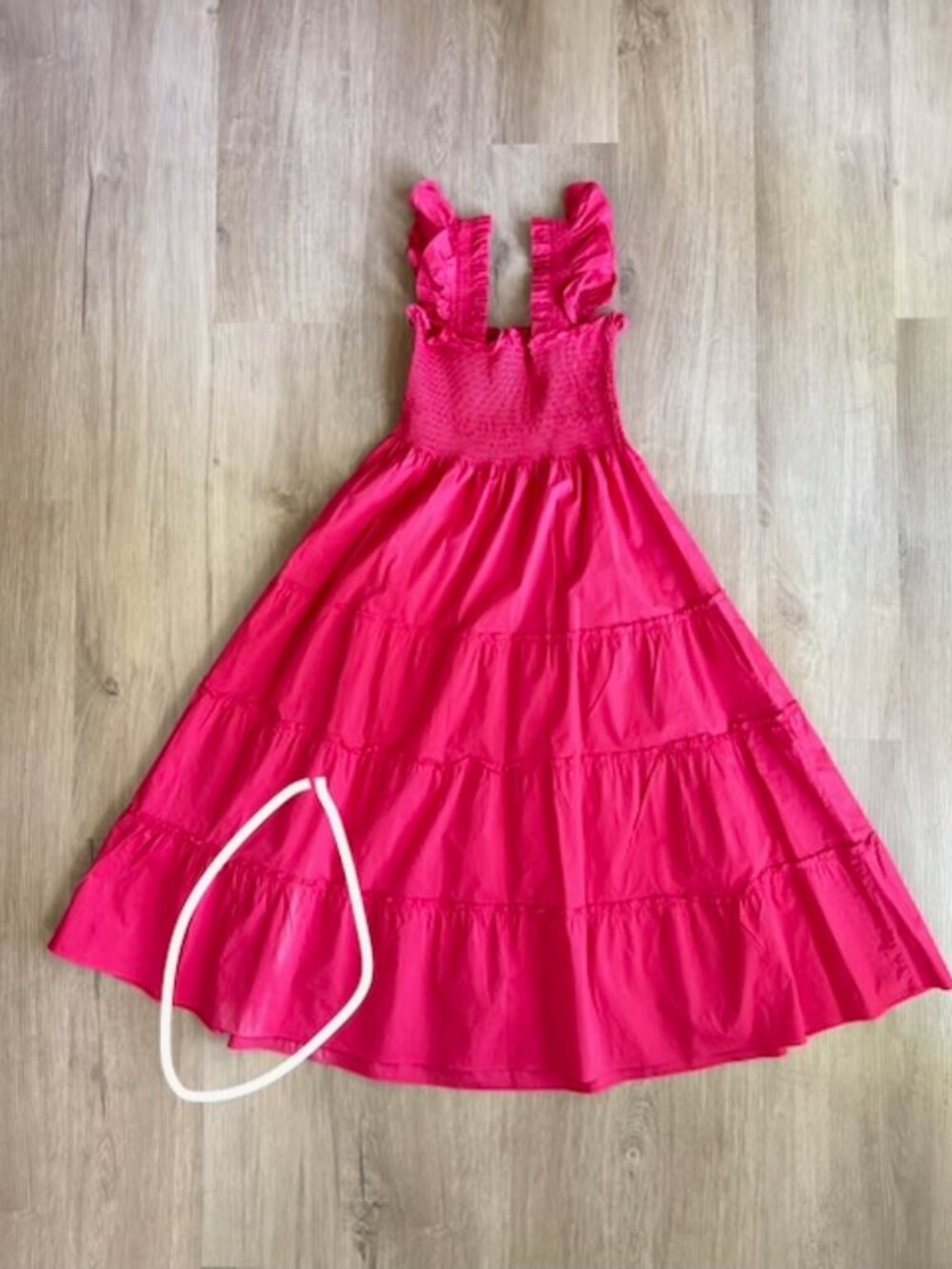 Hill House Ellie Nap Dress Soft Red XS *FLAW - Picture 7 of 8